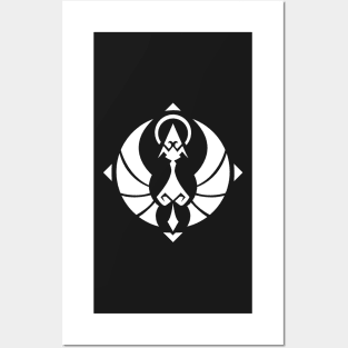 Genshin Impact Candace Emblem - White Posters and Art